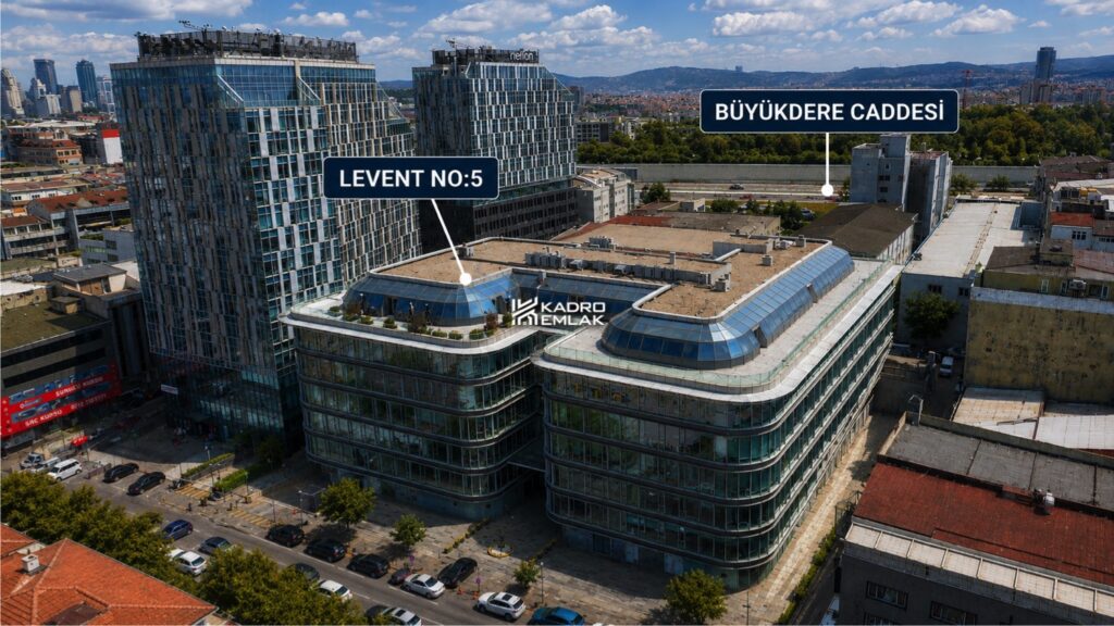 Levent No:5’te Ön Cephe 150 m² Satılık Ofis